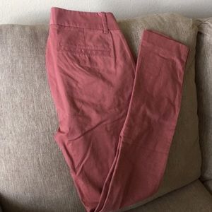J Crew Frankie trousers - like new - dusty rose